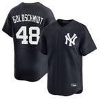 Silnrao NY.Yankees #48 Paul Goldschmidt Player Navy Limited Stitched Jerseys