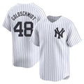 Silnrao NY.Yankees #48 Paul Goldschmidt Player White Limited Stitched Jerseys