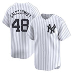 Silnrao NY.Yankees #48 Paul Goldschmidt Player White Limited Stitched Jerseys