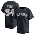 Silnrao NY.Yankees #54 Max Fried Player Navy Limited Home Stitched Jerseys