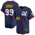 Silnrao NY.Yankees #99 Aaron Judge Player Navy All Star Limited Home Stitched Jerseys
