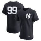 Silnrao NY.Yankees #99 Aaron Judge Player Navy Limited Home Elite Game Stitched Jerseys