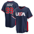 Silnrao NY.Yankees #99 Aaron Judge Player Navy USA 2026 World Classic Limited Game Stitched Jerseys