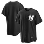 Silnrao NY.Yankees ## Yankees Blank Player Black Game Stitched Jerseys