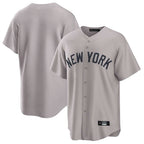 Silnrao NY.Yankees ## Yankees Blank Player Gray Game Home Stitched Jerseys