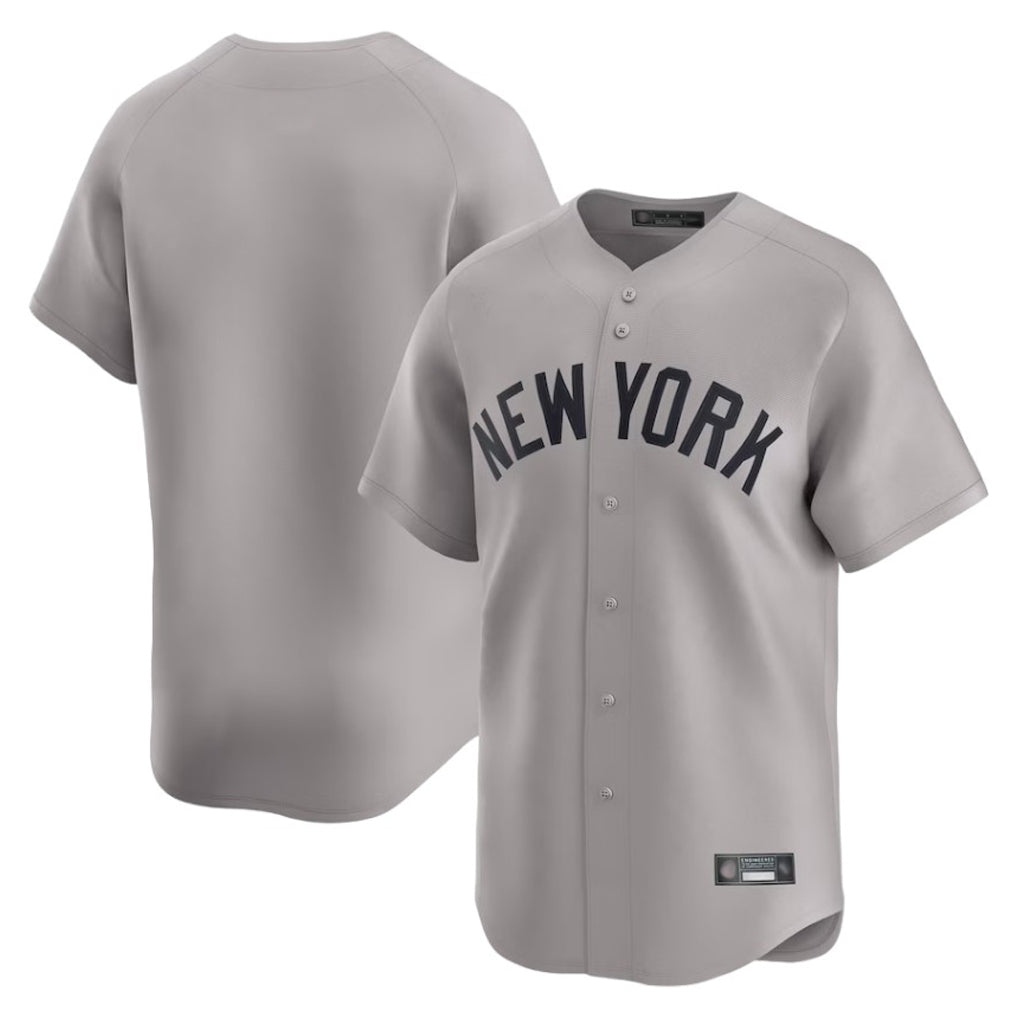 Silnrao NY.Yankees ## Yankees Blank Player Gray Limited Home Stitched Jerseys