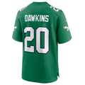 Silnrao P.Eagles #20 Brian Dawkins Green Alternate Retired Player Game Jersey Stitched American Stitched Jerseys