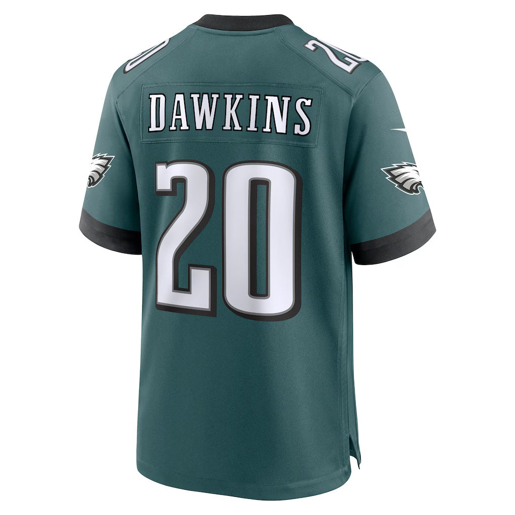 Silnrao P.Eagles #20 Brian Dawkins Midnight Green Team Retired Player Game Stitched Jerseys