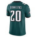 Silnrao P.Eagles #20 Brian Dawkins Midnight Green Vapor F.U.S.E. Limited Stitched Jerseys