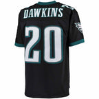 Silnrao P.Eagles #20 Brian Dawkins Mitchell & Ness Black Big & Tall 2004 Retired Player Replica Stitched Jerseys