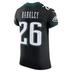 Silnrao P.Eagles #26 Saquon Barkley Black Alternate Vapor F.U.S.E. Elite Stitched Jerseys