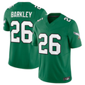 Silnrao P.Eagles #26 Saquon Barkley Green Alternate Vapor F.U.S.E. Limited Jersey -Stitched American Stitched Jerseys