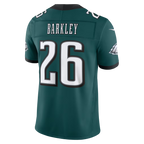 Silnrao P.Eagles #26 Saquon Barkley Midnight Green Team Vapor F.U.S.E. Stitched Limited Jerseys