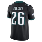 Silnrao P.Eagles #26 Saquon Barkley Black Alternate Vapor F.U.S.E. Stitched Limited Jerseys