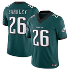 Silnrao P.Eagles #26 Saquon Barkley Player Midnight Green Vapor F.U.S.E. Limited Stitched Jerseys