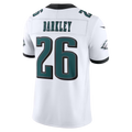 Silnrao P.Eagles #26 Saquon Barkley White Vapor F.U.S.E. Stitched Limited Jerseys