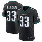 Silnrao P.Eagles #33 Cooper DeJean Black 2024 Draft Alternate Player Game Jersey Stitched American Stitched Jerseys
