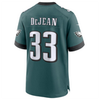 Silnrao P.Eagles #33 Cooper DeJean Green 2024 Draft Alternate Player Game Jersey Stitched American Stitched Jerseys