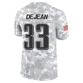 Silnrao P.Eagles #33 Cooper DeJean Player Arctic Camo Salute to Service Limited Stitched Jerseys