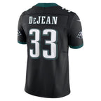 Silnrao P.Eagles #33 Cooper DeJean Player Black Vapor F.U.S.E. Limited Stitched Jerseys