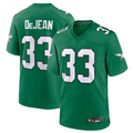 Silnrao P.Eagles #33 Cooper DeJean Player Kelly Green Replica Game Baseball Stitched Jerseys