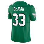 Silnrao P.Eagles #33 Cooper DeJean Player Kelly Green Vapor F.U.S.E. Limited Stitched Jerseys