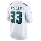 Silnrao P.Eagles #33 Cooper DeJean Player Tundra White Super Bowl LIX Fashion Game Player Stitched Jerseys