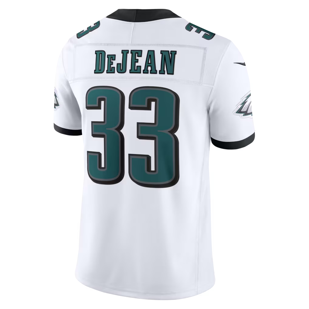 Silnrao P.Eagles #33 Cooper DeJean White Vapor F.U.S.E. Stitched Limited  Stitched Jerseys