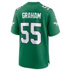 Silnrao P.Eagles #55 Brandon Graham Kelly Green Alternate Game Stitched Jerseys