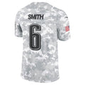 Silnrao P.Eagles #6 DeVonta Smith Arctic Camo 2024 Salute to Service Limited Stitched Jerseys