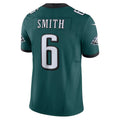 Silnrao P.Eagles #6 DeVonta Smith Green Vapor F.U.S.E. Limited Stitched Jerseys