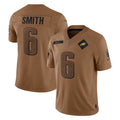 Silnrao P.Eagles #6 DeVonta Smith Player Brown Salute To Service Limited Stitched Jerseys