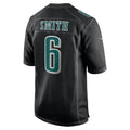 Silnrao P.Eagles #6 DeVonta Smith Player Carbon Black Fashion Game Stitched Jerseys