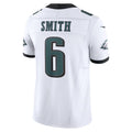 Silnrao P.Eagles #6 DeVonta Smith White Vapor F.U.S.E. Limited Stitched Jerseys