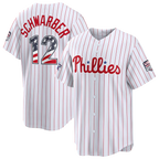Silnrao P.Phillies #12 Kyle Schwarber White 2026 All-Star Edition Stars & Stripes Stadium Jerseys