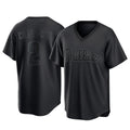 Silnrao P.Phillies #2 Justin Crawford Player Black Pitch Fashion Limited T-shirt Stitched Jerseys
