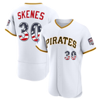 Silnrao P.Phillies #30 Paul Skenes White 2026 All-Star Edition Stars & Stripes Stadium Jerseys-1
