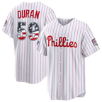Silnrao P.Phillies #59 Jhoan Duran White 2026 All-Star Edition Stars & Stripes Stadium Jersey