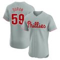 Silnrao P.Phillies #59 Jhoan Duran Player Gray Home Limited Elite Stitched Jerseys