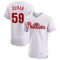 Silnrao P.Phillies #59 Jhoan Duran Player White Home Limited Elite Stitched Jerseys