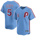 Silnrao P.Phillies #5 Bryson Stott Player Light Blue Home Limited Stitched Jerseys
