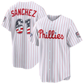 Silnrao P.Phillies #61 Cristopher S¨¢nchez White 2026 All-Star Edition Stars & Stripes Stadium Jerseys