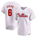 Silnrao P.Phillies #6 Ryan Howard Player White Home Limited Stitched Jerseys