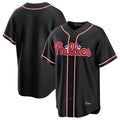 Silnrao P.Phillies ## Phillies Blank Player Black Fashion Out Home Game Stitched Jerseys