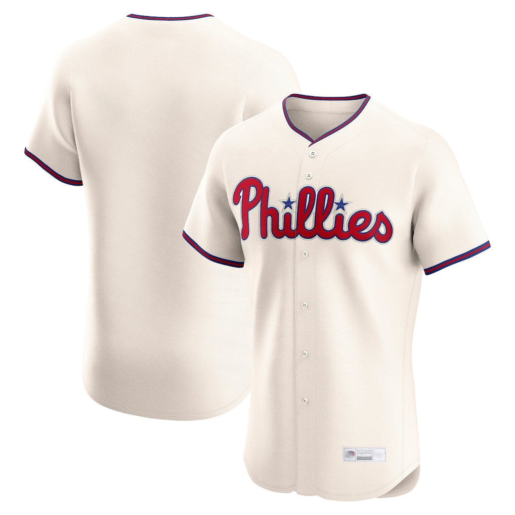 Silnrao P.Phillies ## Phillies Blank Player Cream Home Limited Elite Stitched Jerseys