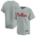 Silnrao P.Phillies ## Phillies Blank Player Gray Home Limited Stitched Jerseys