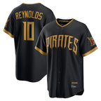 Silnrao P.Pirates #10 Bryan Reynolds Player Black 2026 City Connect Home Game Stitched Jerseys