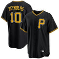 Silnrao P.Pirates #10 Bryan Reynolds Player Black Alternate 2025 Home Game Stitched Jerseys