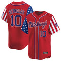 Silnrao P.Pirates #10 Bryan Reynolds Player Red 2025 Independence Day Vapor Premier Limited Stitched Jerseys