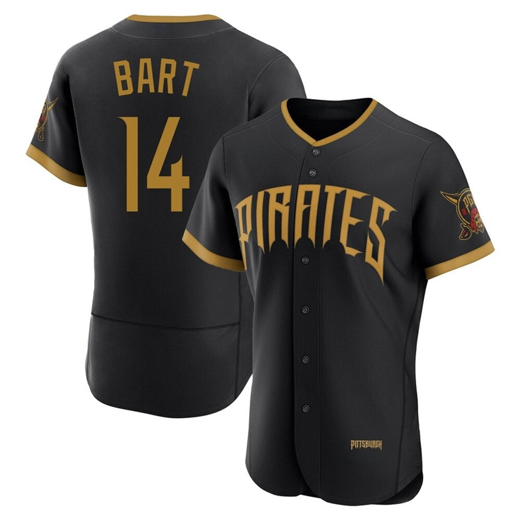 Silnrao P.Pirates #14 Joey Bart Player Black 2026 City Connect Home Limited Elite Stitched Jerseys